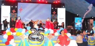 Maart luna cultural y celebrando 46 aña di Himno y Bandera