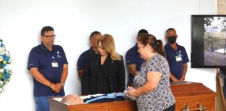 Prome Minister ta desea famia y coleganan di Jossy Kock hopi forsa