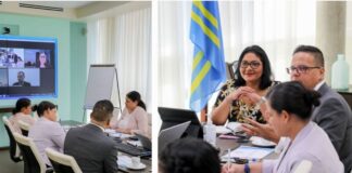 Minister Maduro di Finansa a reuni cu Fitch pa e evaluacion financiero y economico di Aruba