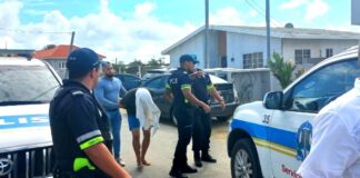 Un persona deteni relaciona cu menasa di morto