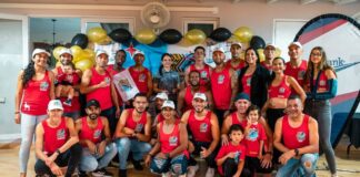 Aruba Bank a patrocina uniform di ‘Train Hard Race Easy’ running team