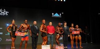 Minister Endy Croes Presente na e di Cinco Edicion Di Giovanni Arendsz Classic Bodybuilding 2022