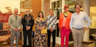 Minister di Finansa y Cultura Xiomara Maduro a efectua. Apertura Exposicion “Mi bisiña tin petroglifo den su cura”