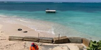 Trabounan di renobacion trapi Rodgers Beach den Fase Final