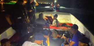 WardaCosta a interceptá un lancha cu 11 persona indocumentá abordo