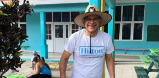 Trabao boluntario ta bibo na Hilton Aruba Caribbean Resort & Casino