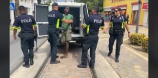 Conosido Lloyd deteni pa agredi trahador di Kok Optica den Caya Grandi.