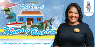 Advertorial: Felis dia di Himno y Bandera di Minister di Cultura y Finansas Xiomara Maduro