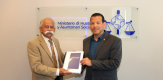 Minister Rocco Tjon a ricibi raport final di investigacion nacional di droga: “het drugsprobleem op aruba bij de wortel aanpakken”