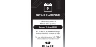 ELMAR; E cobransa di coriente di februari 2022 lo vence: