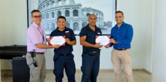 Eduard Tromp y Millie de los Santos ta resalta entre empleadonan na RIU Hotels & Resorts