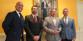 Minister Endy Croes a ricibi representantenan di Erasmus Plus di Madrid, Spaña