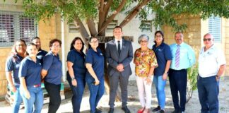 Minister Rocco Tjon a Haya Recorido y Presentacion Amplio di Directiva y Trahadonan di Orthopedagogische Centrum (OC)