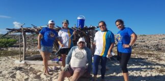Beach Clean up Aruba One Happy Island Lions Club