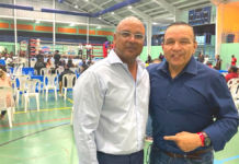 Minister di eseñansa y deporte Endy Ca bishita e exitoso evento diarubox pa “ Dia di Rey”.