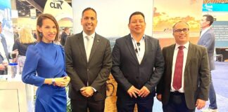 Minister Dangui Oduber Ta presente na Seatrade Cruise Covention