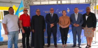 Trabounan di renobacion di Sint Aloysius school ta cla pa inicia