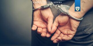 Sospechoso di a dal polis cu auto a wordo deteni