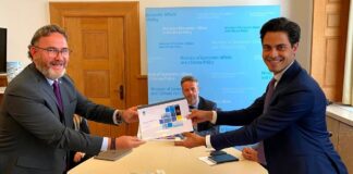 Minister Glenbert Croes a reuni cu su Colega Hulandes Minister Rob Jetten.