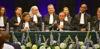 Mr. Mauritz de Kort (48) di Aruba a bira e di 25 presidente di Corte Comun