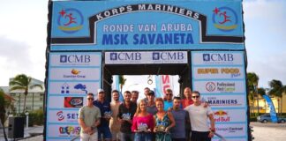 Caribbean Mercantile Bank N.V. orguyoso partner di Ronde Van Aruba 2022.