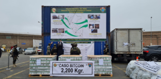 2200 kilo di droga den bliki asapargus intercepta na Peru, saliendo pa Hulanda