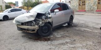 Nissan Tiida a Hit&Run auto cu tawata tin baby den dje