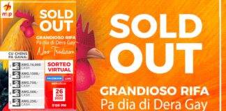 E rifa ta ‘sold out’. SORTEO DI RIFA DI MEP