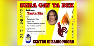 Despues di 2 aña Centro di Bario Noord ta celebra dia di Dera Gay atrobe