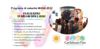 Programacion di vakantie MANA 2022