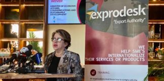 Exprodesk ta finalisa e proyecto di “Empowered Women Exporters’ cu entrega di certificado