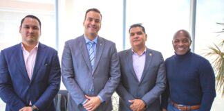 Constelacion di e miembronan nobo di SER y bishita na Minister di Asunto Economico, Comunicacion y Desaroyo Sostenibel