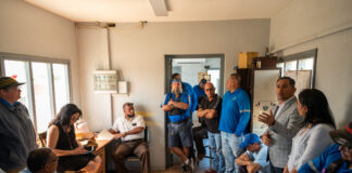 Minister Arends den dialogo cu trahadornan di Parkietenbos: Un maneho di desperdicio sostenibel ta brinda oportunidad pa Serlimar.