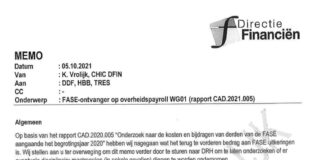 Control den FASE a gara algun cu a probecha y a cobra nan bek