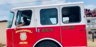 Truck di brandweer AS5 su oilpan ta gefix y ta bek den servicio; Pronto lo wordo remplasa pa truck nobo