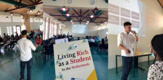 Franklin Seute y CMB ta apoya studiantenan cu ta bai biba afo.