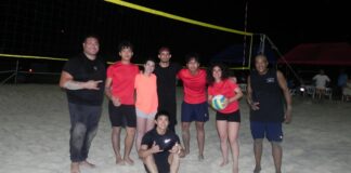 Exitoso Competencia di Beach Volleyball entre Curacao y Aruba