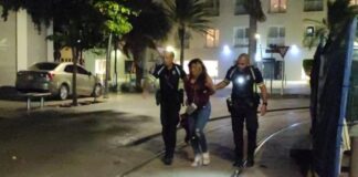Polis a detene pareha turista cu a drenta fiesta priva y busca problema
