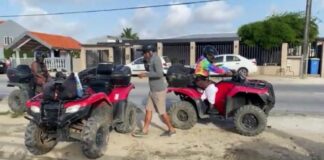 Dama a bolter cu quadracer y a resulta herida pero no tabata desea atencion di ambulans