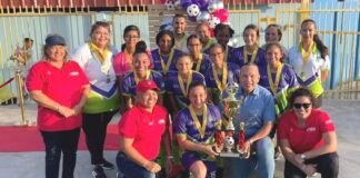 Palabranan di elogio pa S.V. Bubali U9 cu a titula campeon di copa Aruba Bank liga plata femenino.