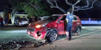 Accidente frontal cu hendenan herida na Shaba