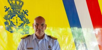 Eugene Middelhof ta tuma despedida di Wardacosta di Caribe Hulandes