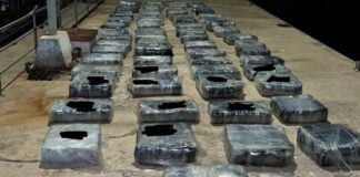 Un biaha mas Wardakosta ta intersepta go-fast ku mas di 1600 kilo ku droga