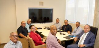 MINISTER ENDY CROES A REUNI CU FUNDACION FACILIDADNAN DEPORTIVO (FFD) RIBA E ULTIMO DESAROYONAN PA CU PROYECTONAN DEPORTIVO.