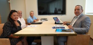 MINISTER ENDY CROES A RICIBI UN PRESENTACION AMPLIO DI CARRIBBEAN ACTIVE AGING CONGRESS.