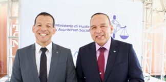 Minister Endy Croes: Ta felicita Gabinete Wever Croes II, Minister Rocco Tjon y Danqui Oduber cu e logro y ponemento di prome piedra pa Stichting HUNTO.