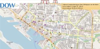 En conexion cu aña Parlamentario 2022-2023, departamento di Obra Publico mester cera e caminda di L.G. Smith Blvd pa haci trabounan di marcacion.