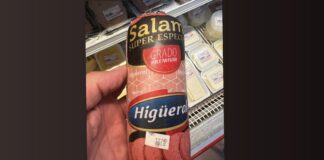 Dvg y Aduana; Salami prohibi for di Sto.Domingo obtenibel den supermercado