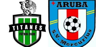 Wega amistoso internacional S.V. MERCURIUS ARUBA – TITANES F.C. COLOMBIA