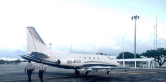 Avion for di Mexico pa Aruba a cambia ruta y basha abao na Zulia